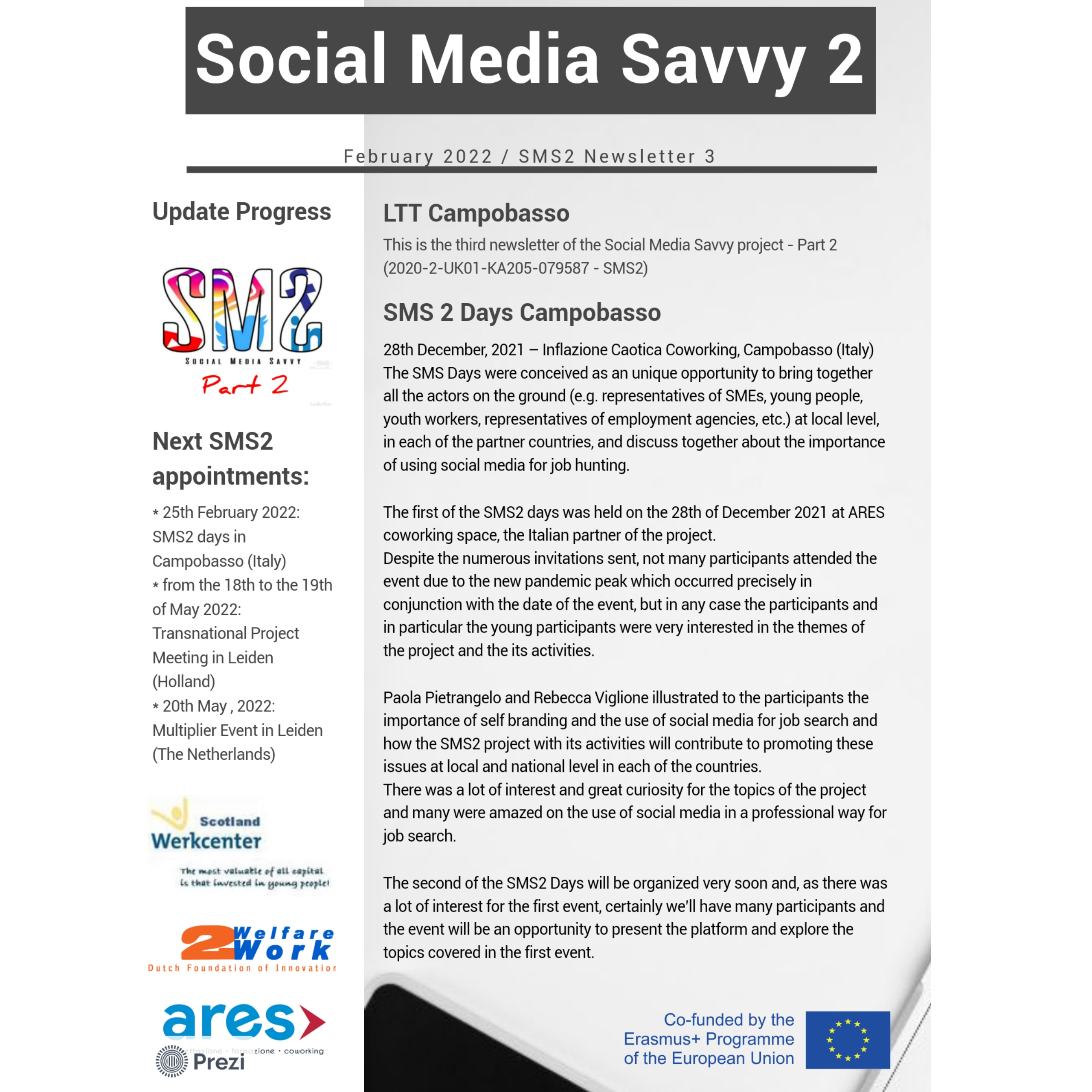 SMS 2 Newsletter Nr. 3 February March 2022 - 1